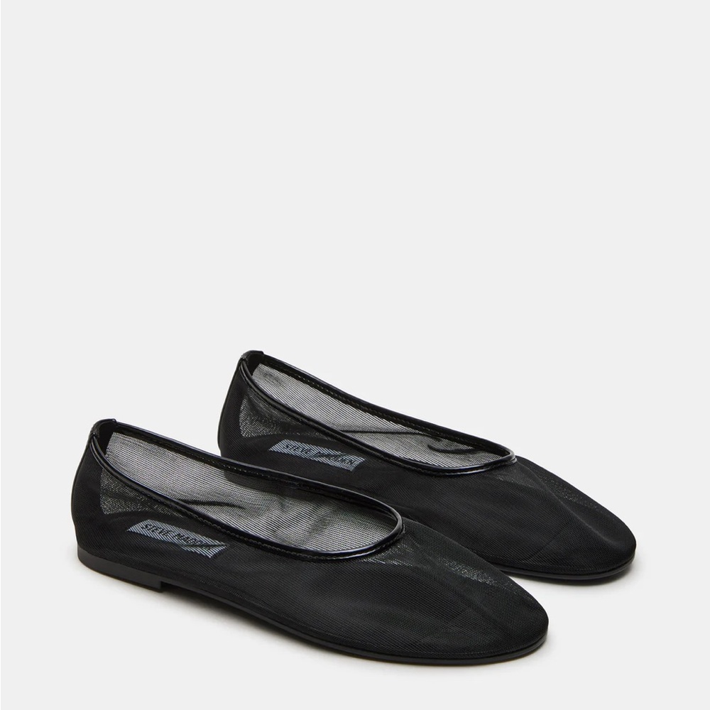 Steve Madden Meadow Ballet Flat Mesh Black